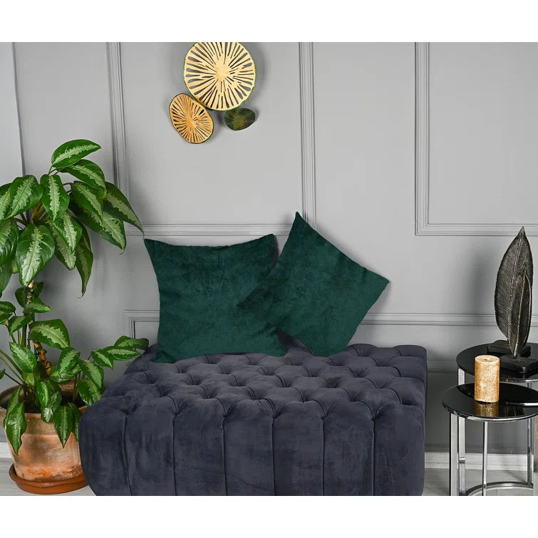 Velvet Throw Square Pillow Cover thumbnail 2