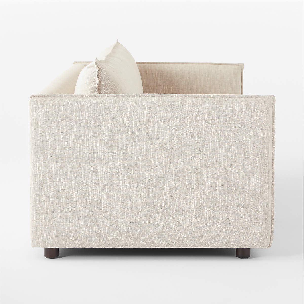 CORROY 92.75" NATURAL LINEN SOFA thumbnail 2