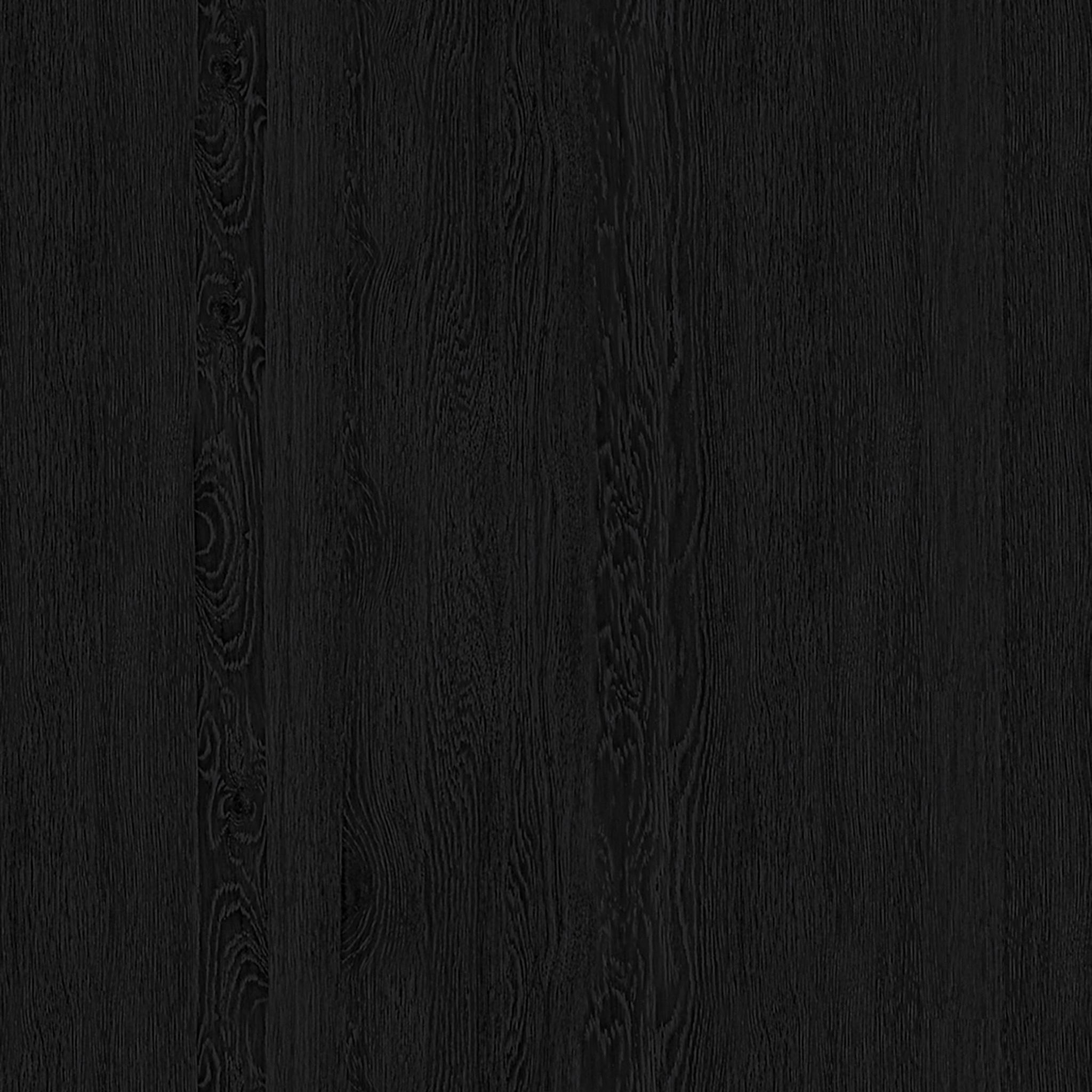 Clairemont Ebonized Wood Round End Table with Shelf thumbnail 4