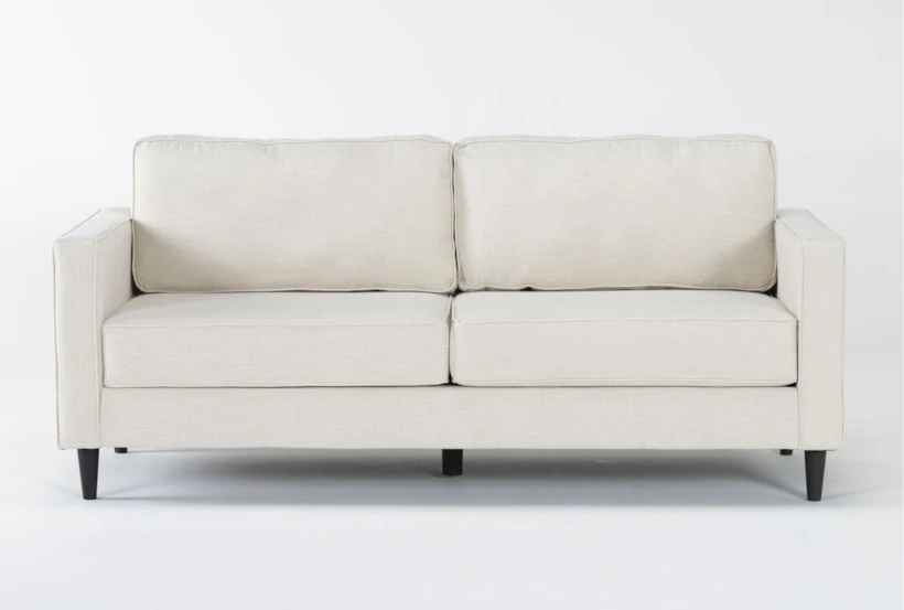 Calais Vanilla Beige Modern 78" Sofa thumbnail 3