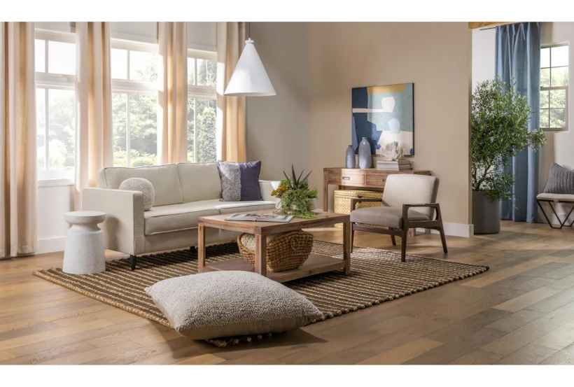 Calais Vanilla Beige Modern 78" Sofa thumbnail 8