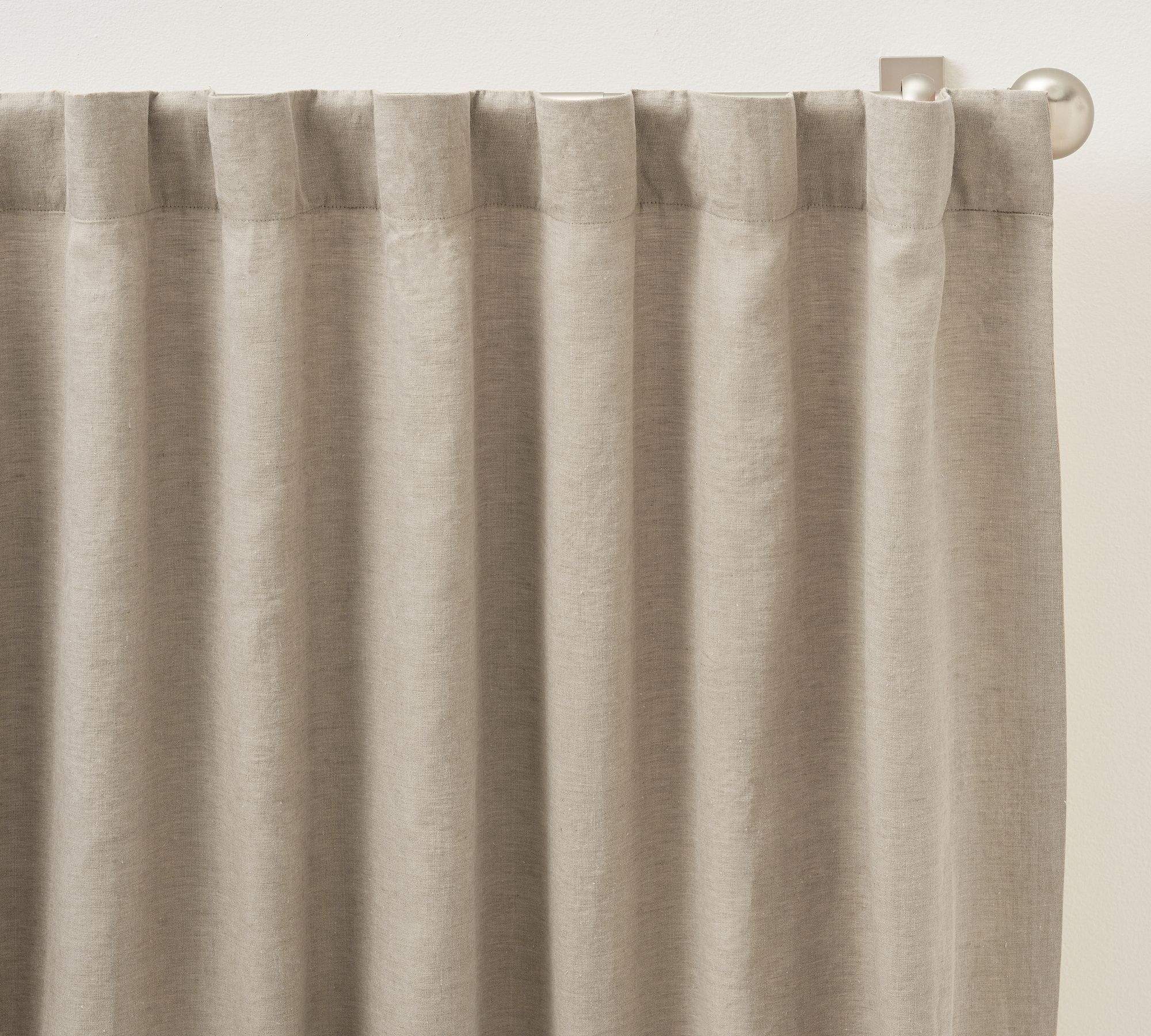 Custom Belgian Flax Linen Blackout Curtain - Flax-60"x180" thumbnail 4