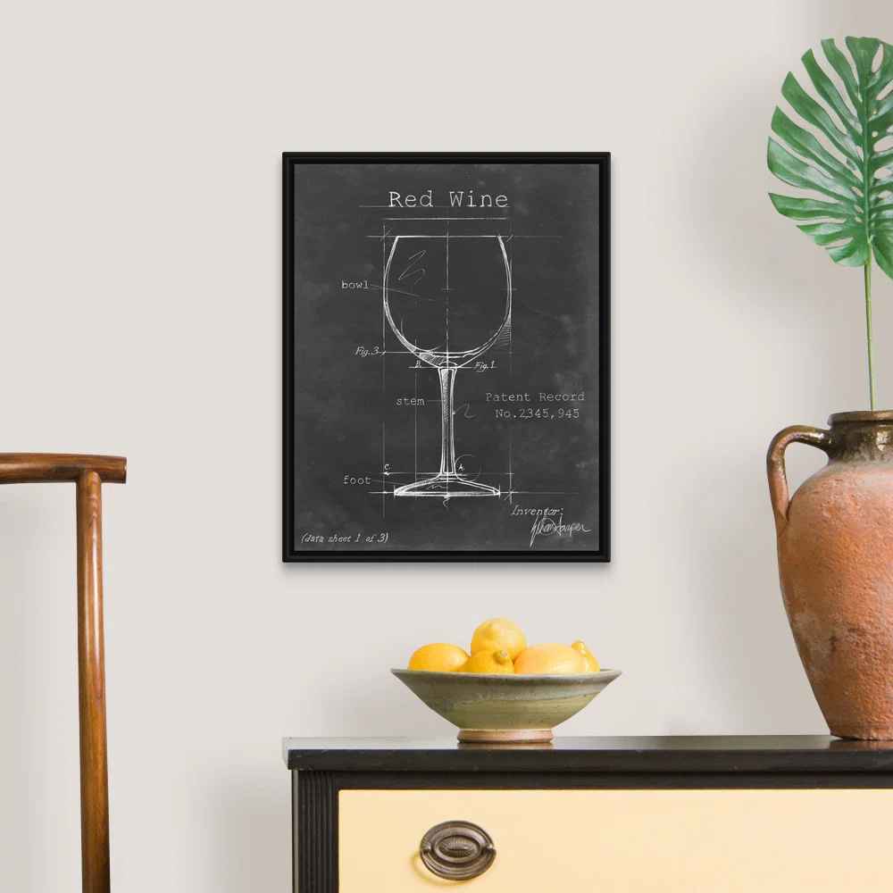" Barware Blueprint III " on Canvas-21.7"x17.7" thumbnail 2
