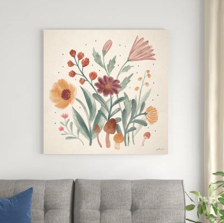 Cottage Botanical II on Canvas thumbnail 2