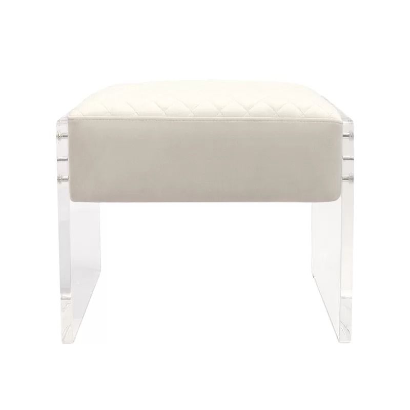 Tribecca Acrylic Base Accent Stool thumbnail 3