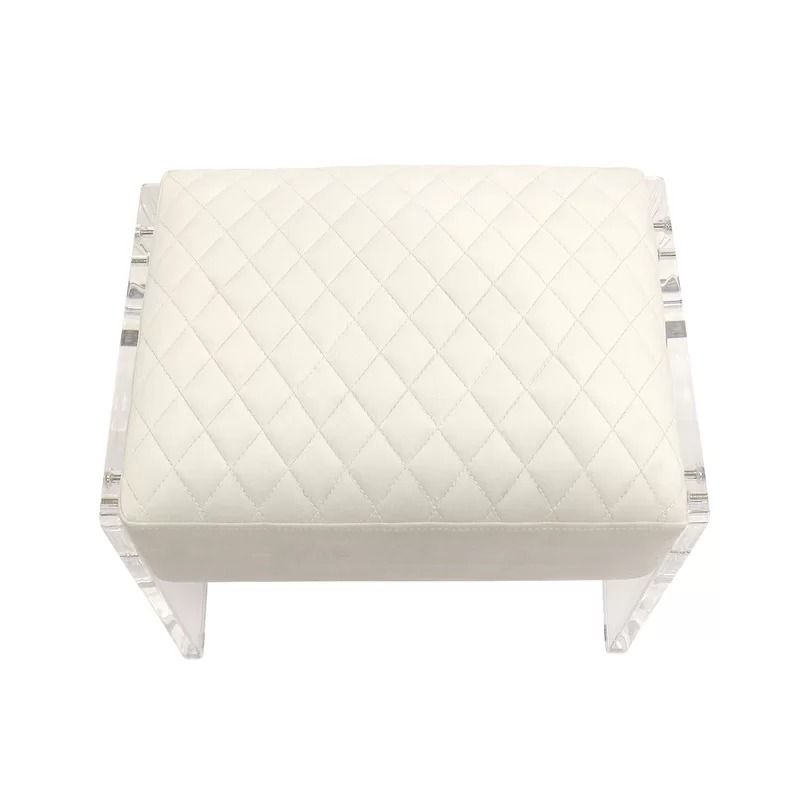 Tribecca Acrylic Base Accent Stool thumbnail 4