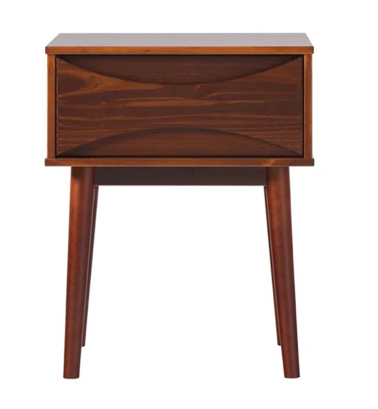 Amoakuh 1 Drawer Solid Wood Nightstand thumbnail 3