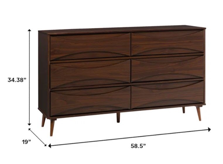 Amoakuh 6 Drawer Dresser thumbnail 3