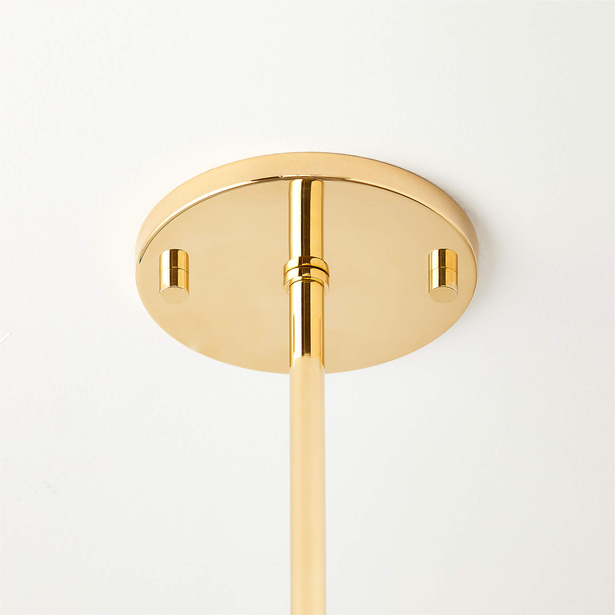 Polaris White Marble and Brass Globe Pendant Light thumbnail 4