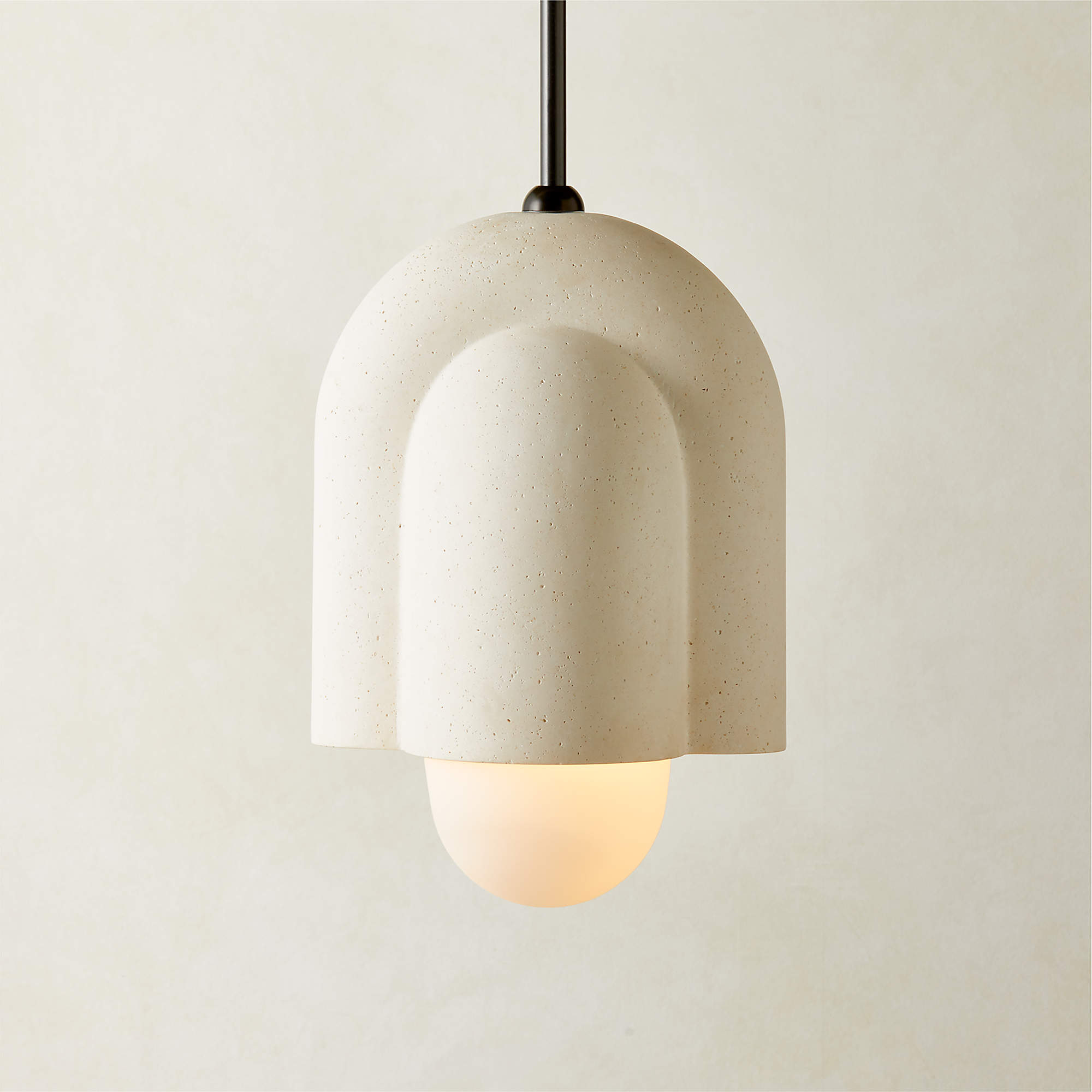 Capricorn Limestone Dome Pendant Light thumbnail 3