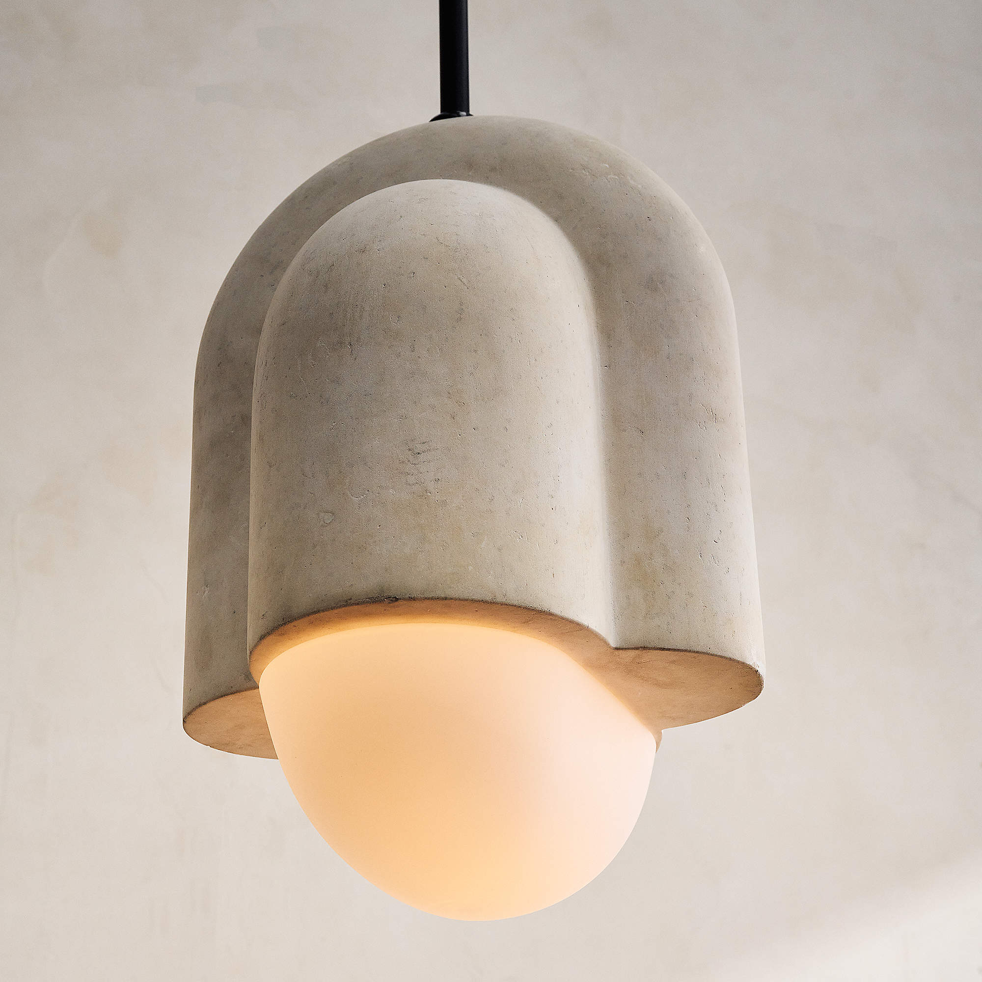 Capricorn Limestone Dome Pendant Light thumbnail 9