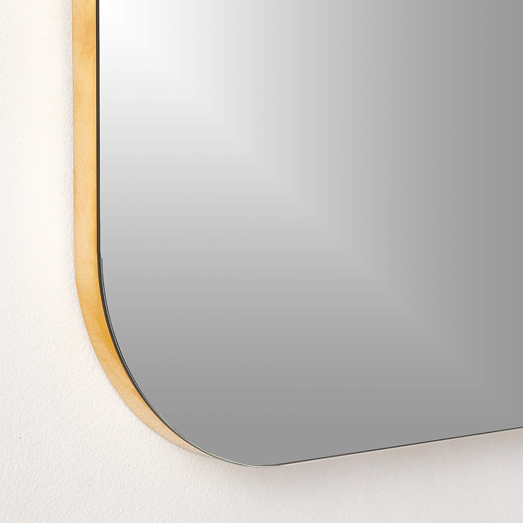 Audre Brass Arched Wall Mirror-25"x40" thumbnail 4
