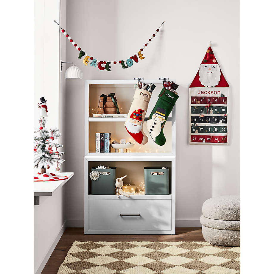 Ever Simple Modular White Wood Kids Open Bookcase with Drawer thumbnail 3