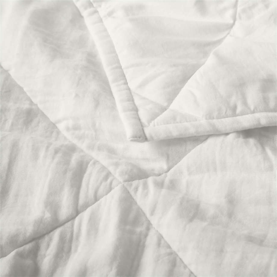 Supersoft Kids Pampas Ivory Gauze Cotton Full/Queen Quilt thumbnail 3