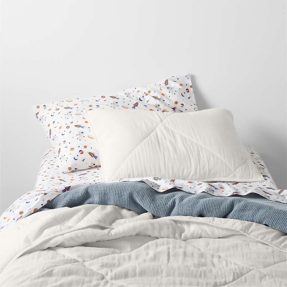 Supersoft Kids Pampas Ivory Gauze Cotton Full/Queen Quilt thumbnail 4