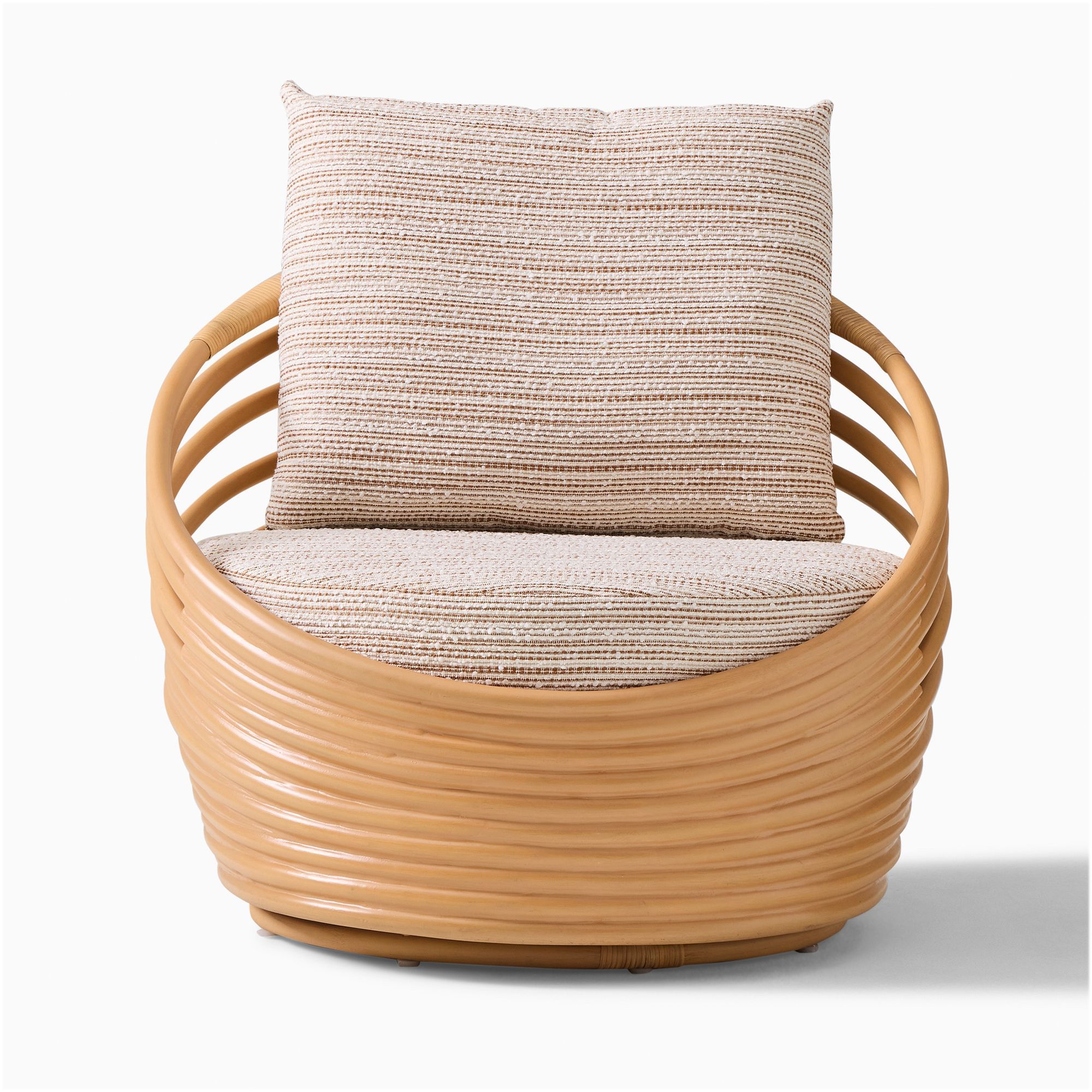 Minetta Rattan Swivel Chair thumbnail 2