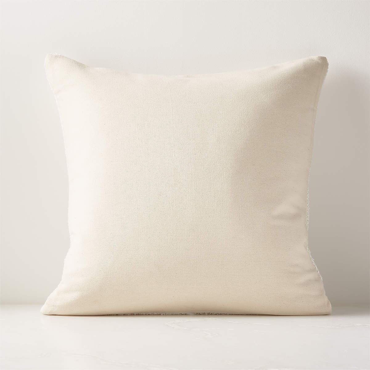 INTERSECT IVORY WHITE BOUCLE THROW PILLOW 20x20 thumbnail 2