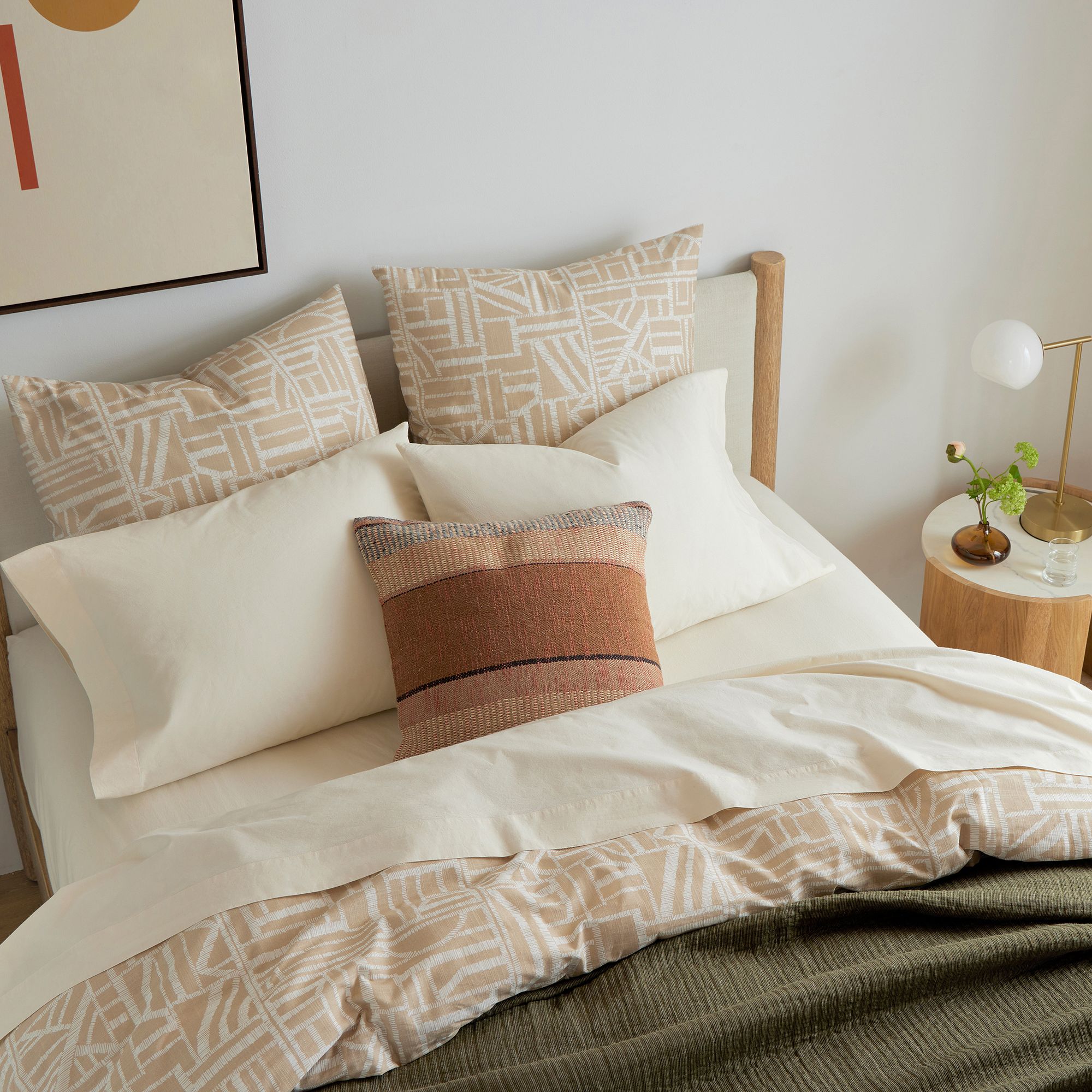 Bold Center Mixed Stripe Pillow Cover thumbnail 2