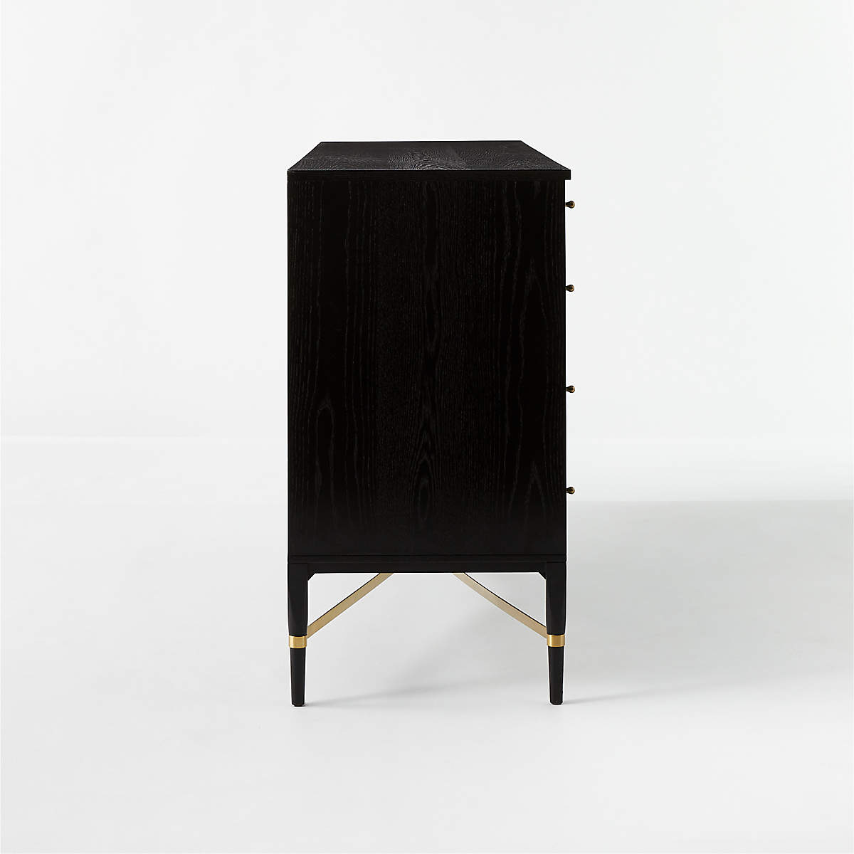 Connoisseur 8 drawer Black Oak Wood thumbnail 4