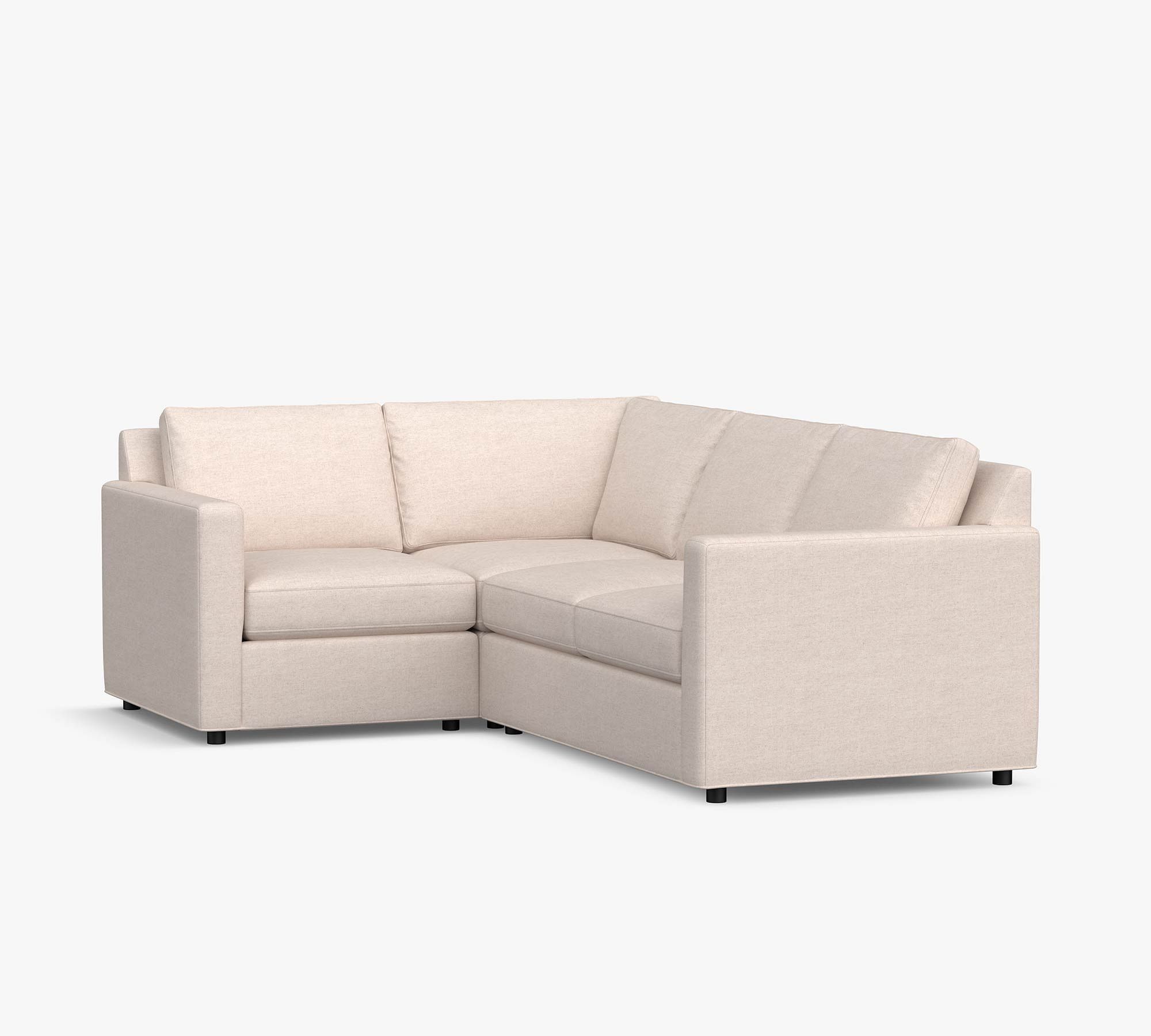 Sanford Square Arm 3-Piece Sectional thumbnail 5