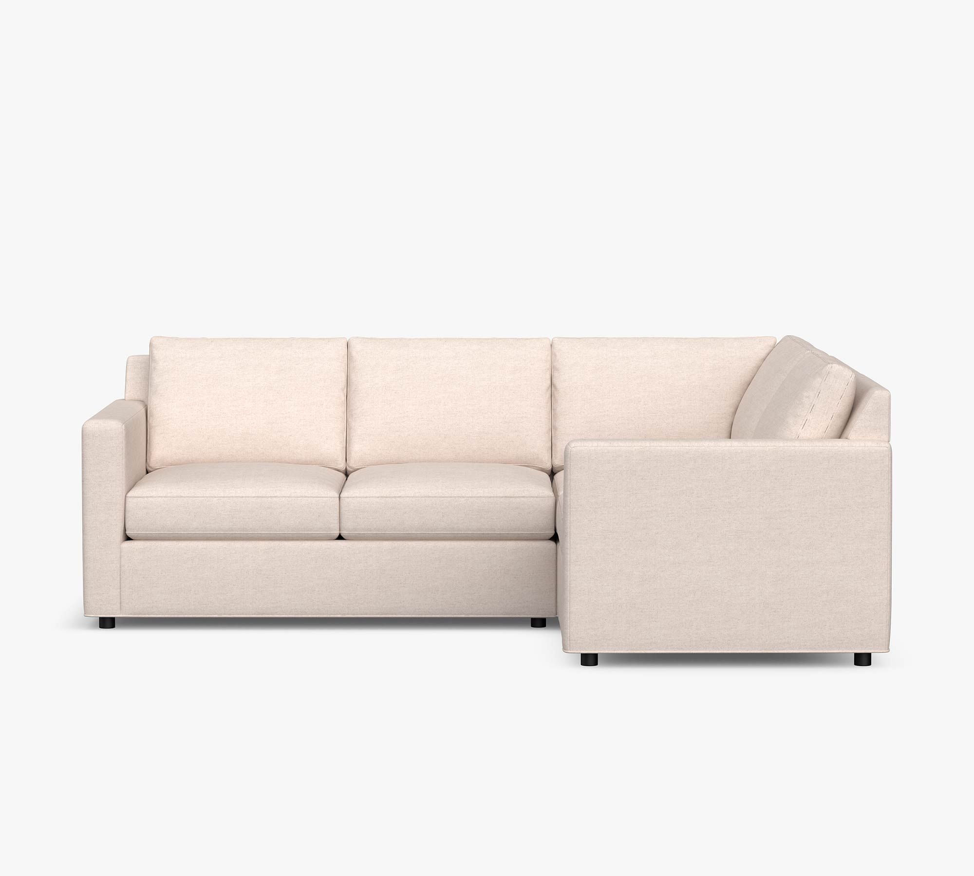 Sanford Square Arm 3-Piece Sectional thumbnail 6