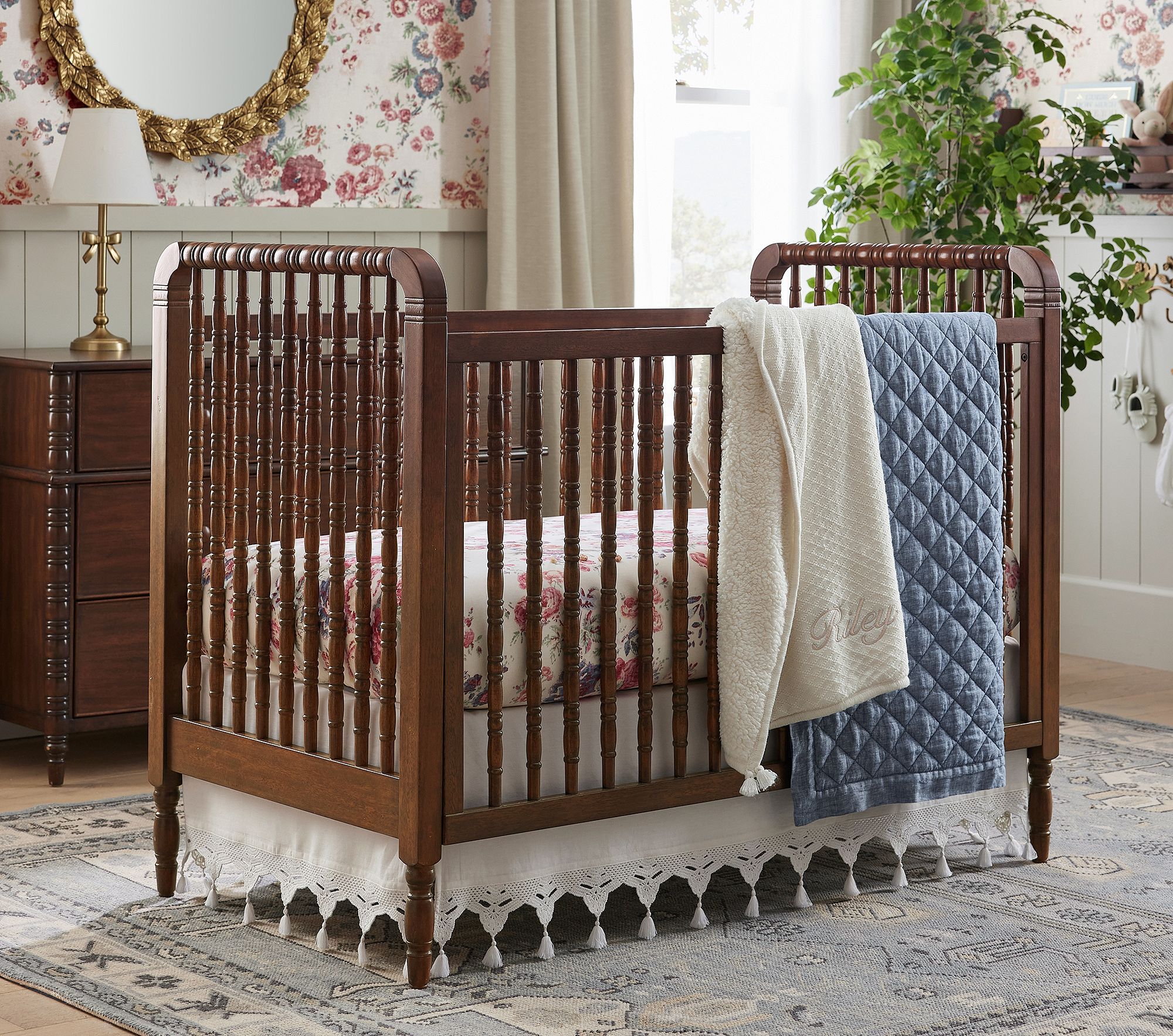 Boho Crib Skirt thumbnail 2