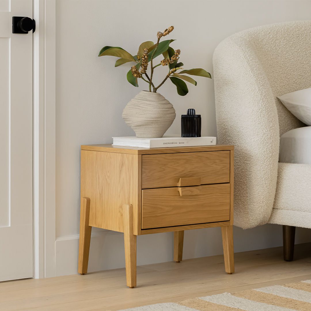 Vireo Oak 2-Drawer Nightstand thumbnail 3