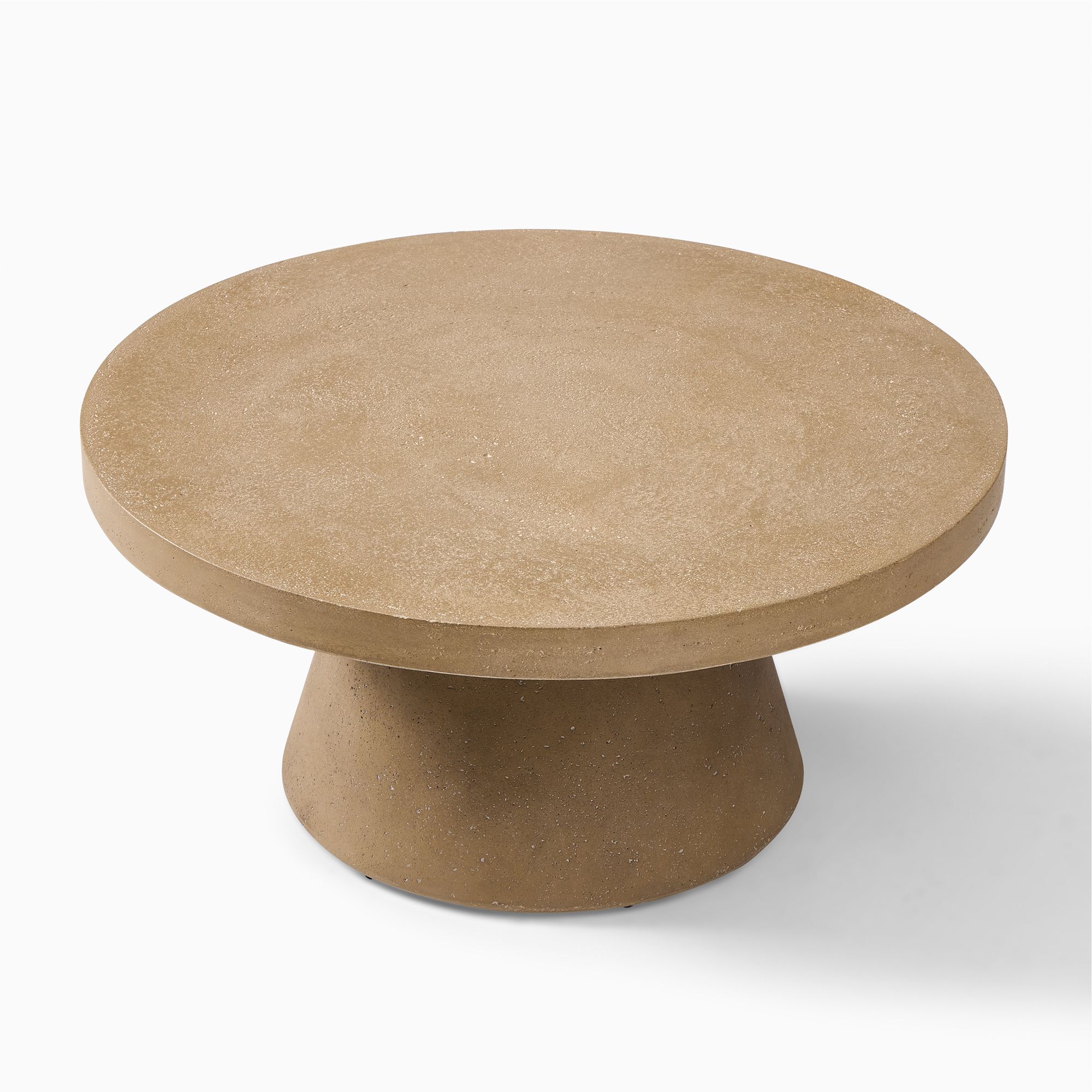 Textured Concrete Outdoor Coffee Table thumbnail 2