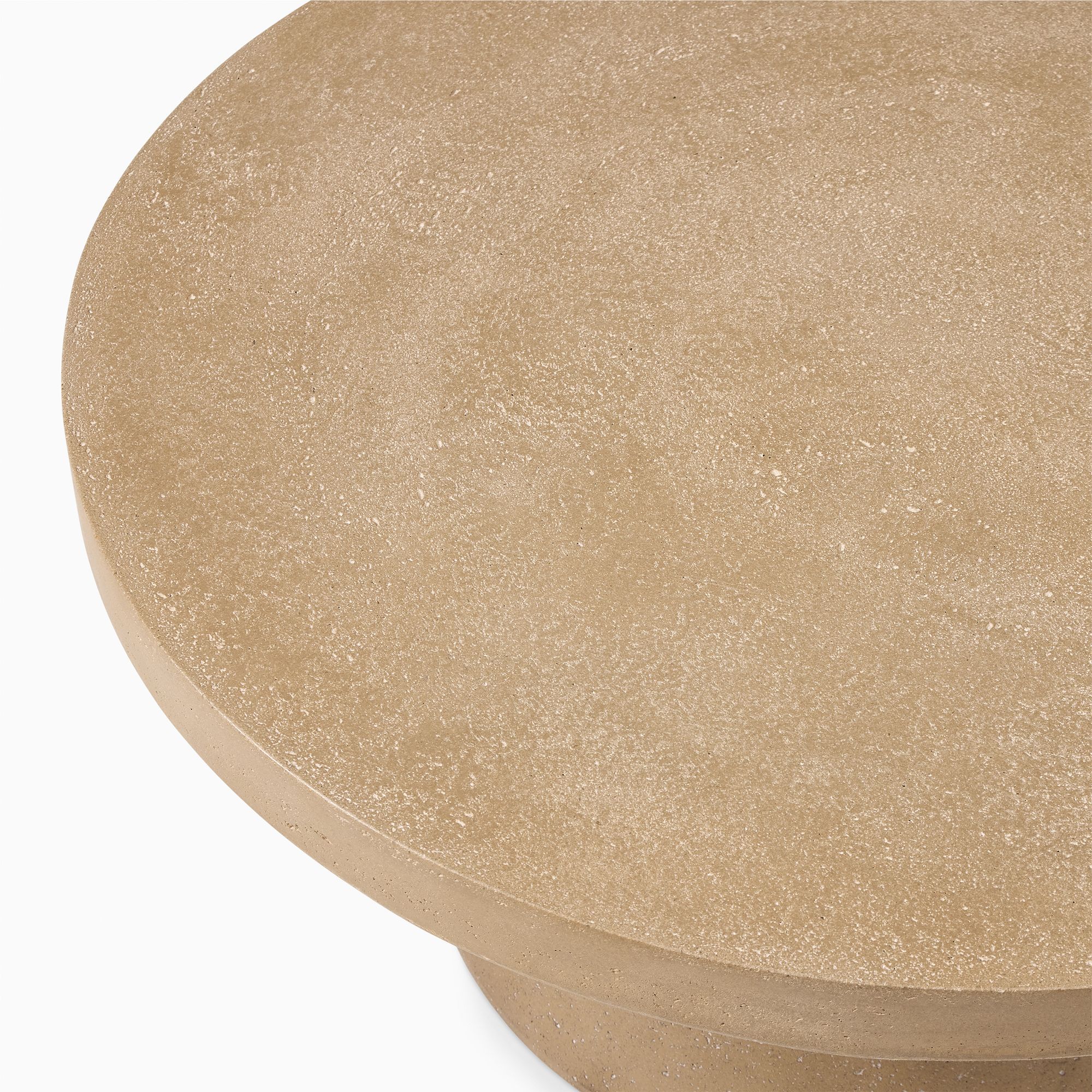 Textured Concrete Outdoor Coffee Table thumbnail 4