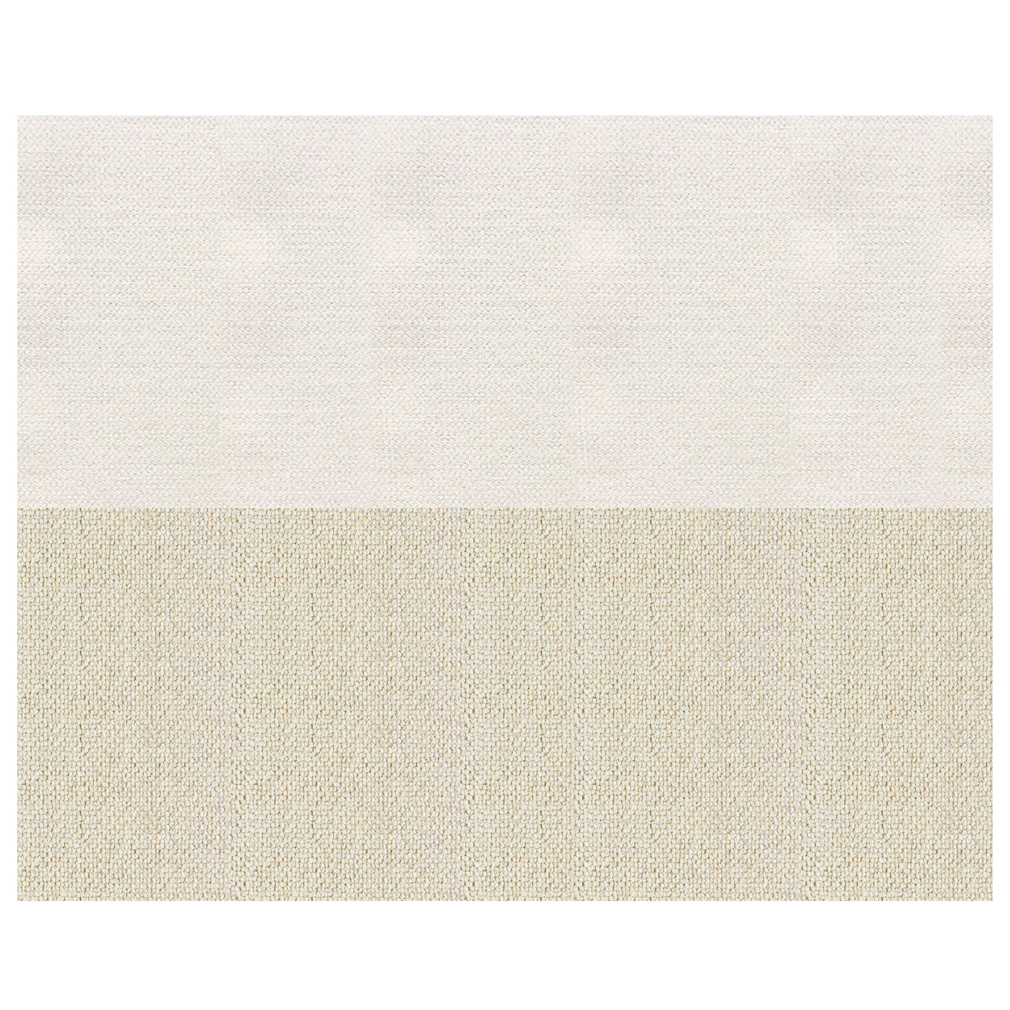 Biella Wool-Cotton Blend Textured 23x23 Arctic Ivory Throw Pillow Cover with Feather Insert thumbnail 3
