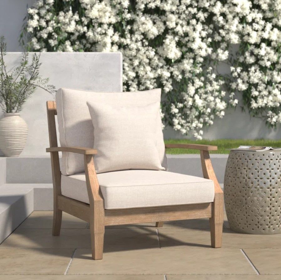 Samya Patio Chair with Cushions thumbnail 2
