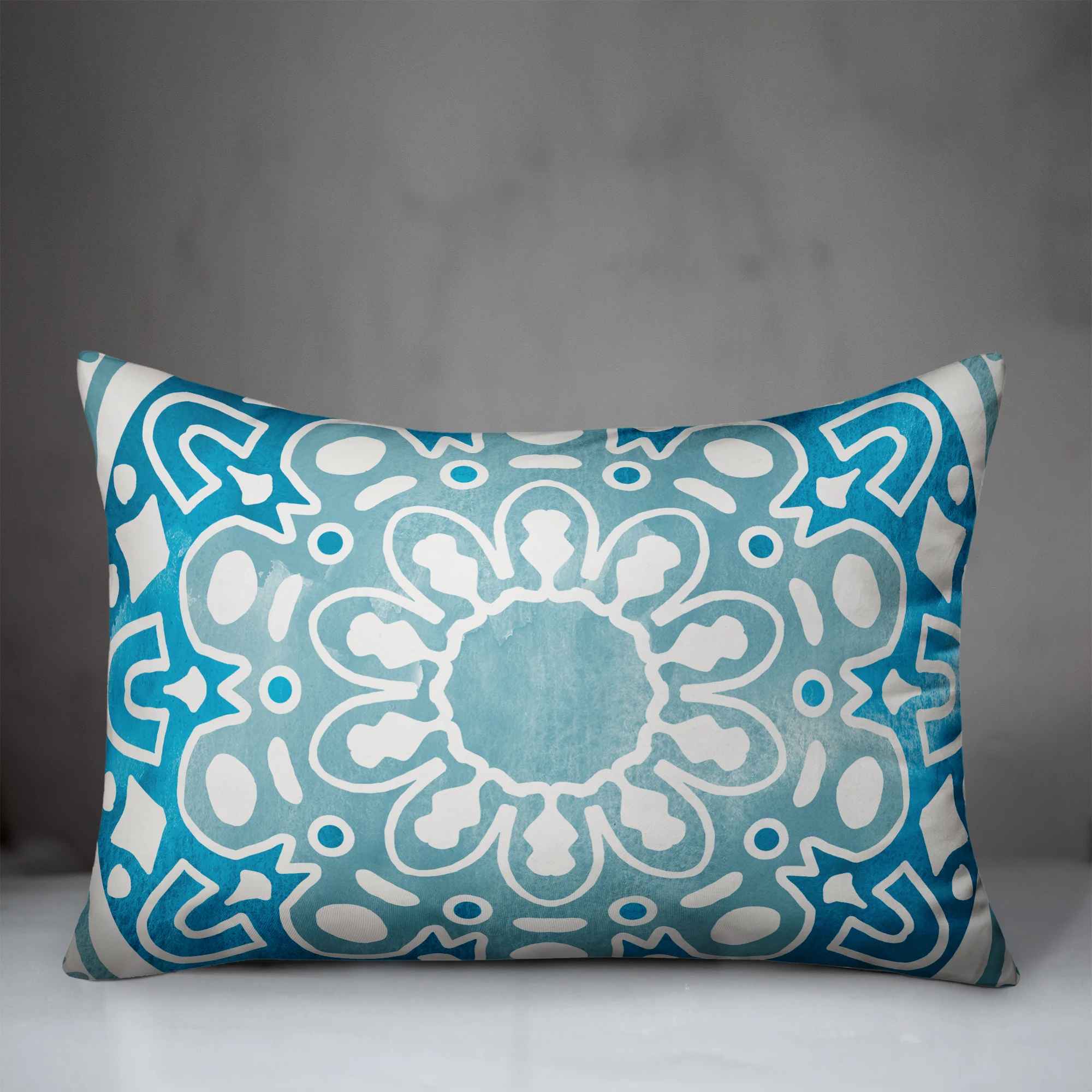 Townsend Floral Reversible Throw Pillow-14"x20" thumbnail 2