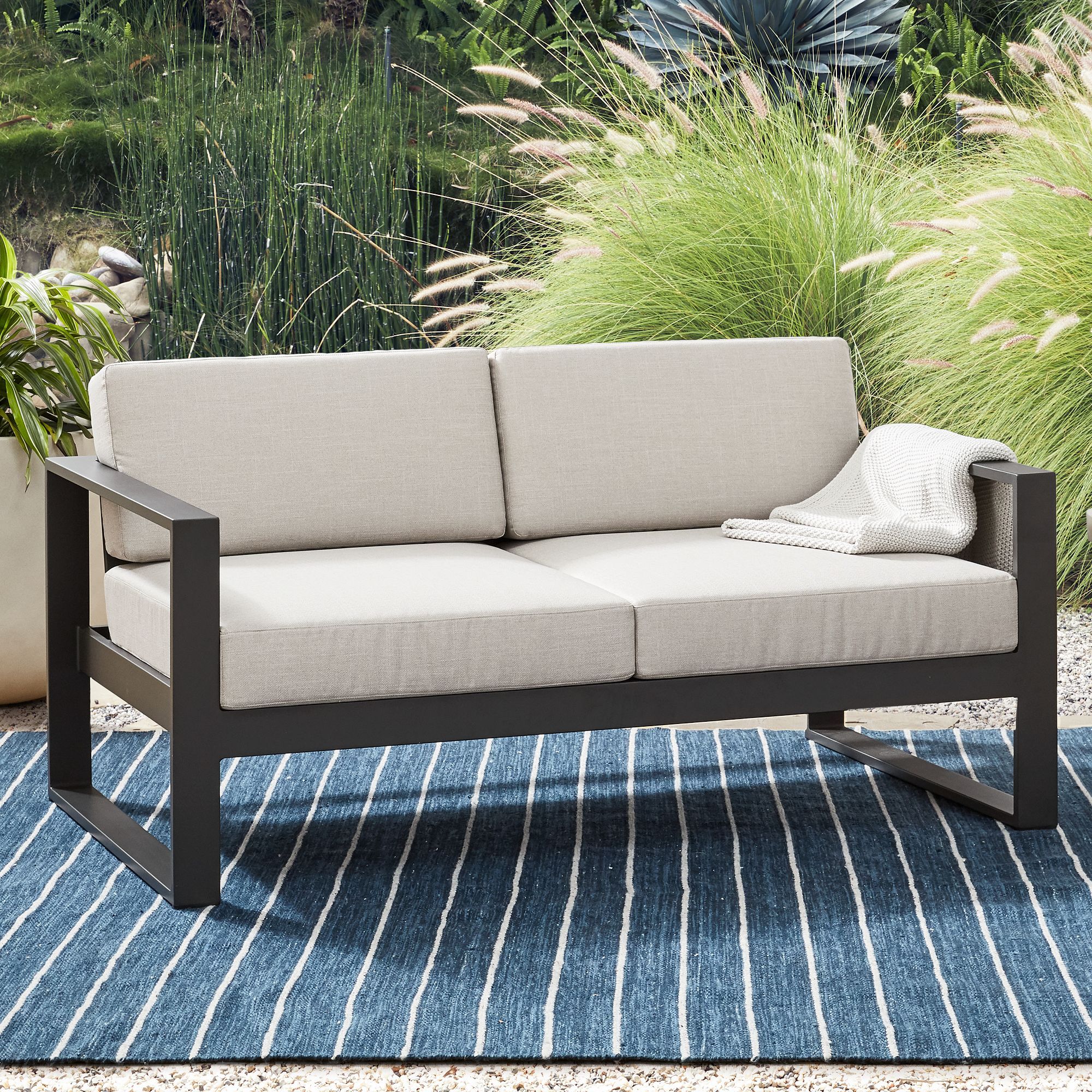 Portside Aluminum Outdoor Sofa thumbnail 2