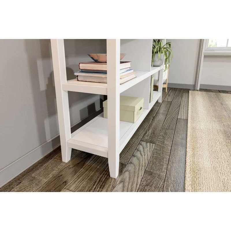 Lister Horizontal Wood Open Bookcase thumbnail 3