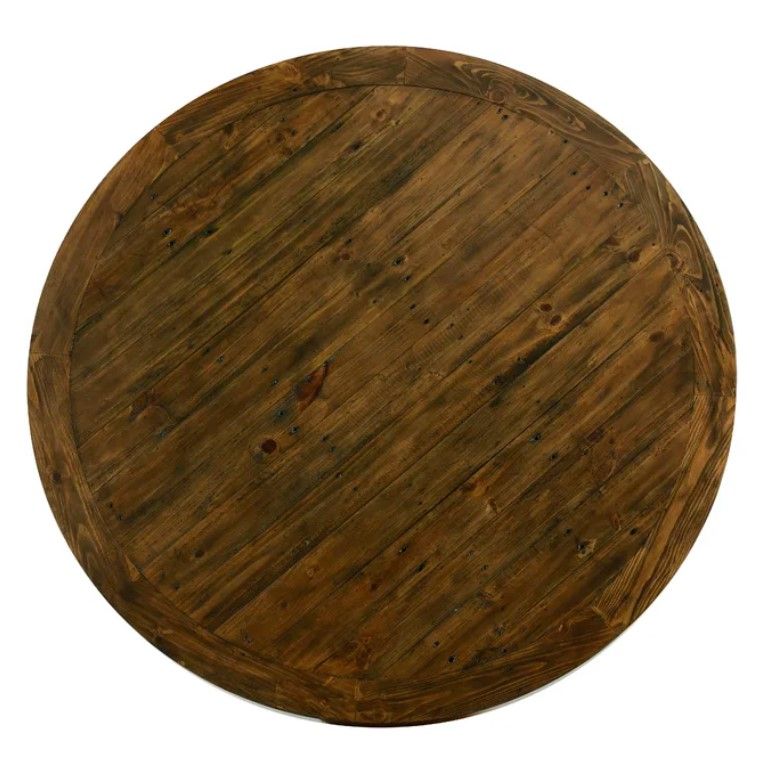 Marius Round Solid Wood Dining Table thumbnail 2