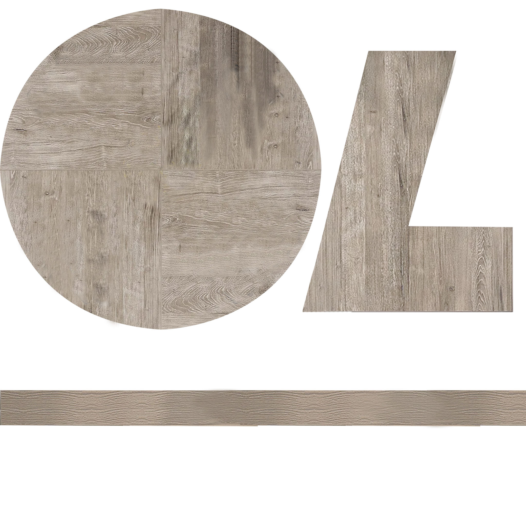 47" Round Dining Table for 4 Farmhouse Kitchen Table thumbnail 4