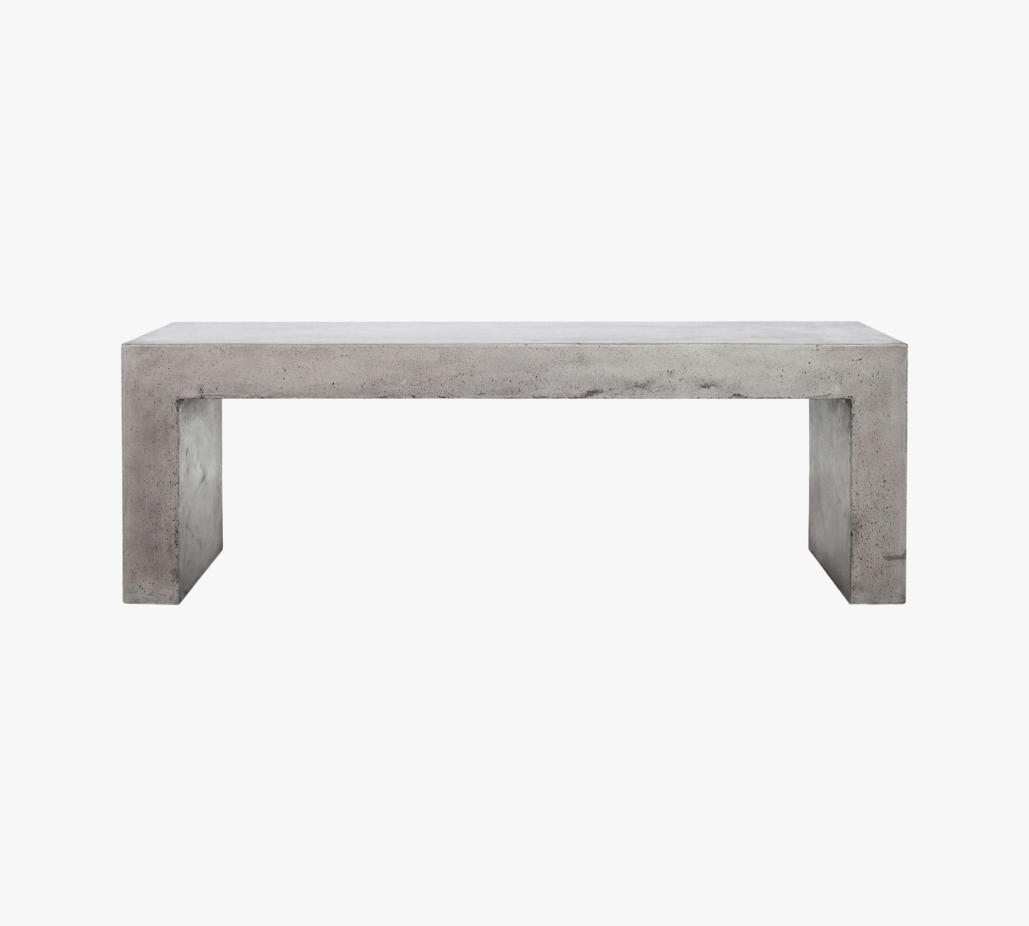 Adonis Concrete Outdoor Dining Bench thumbnail 3