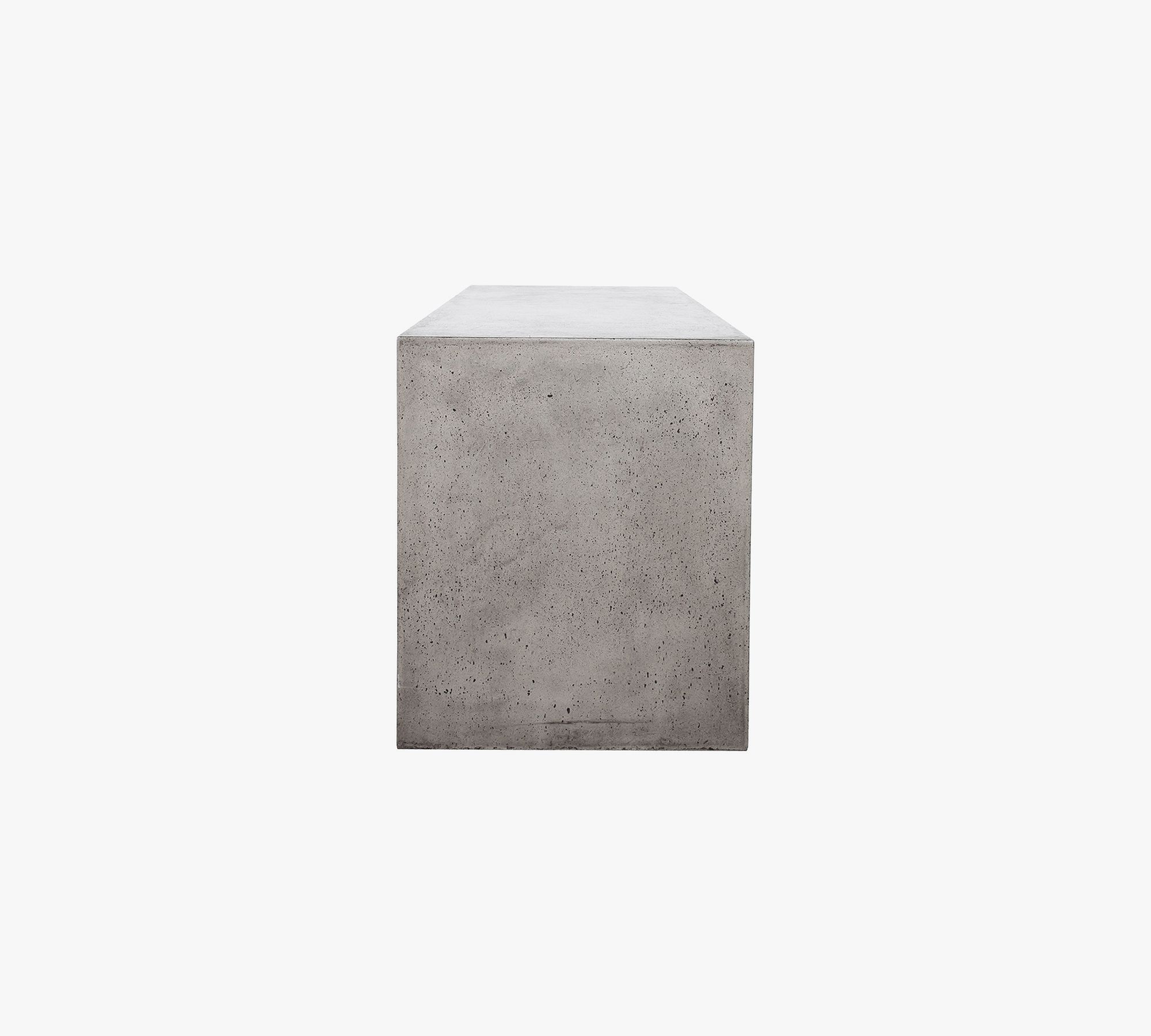 Adonis Concrete Outdoor Dining Bench thumbnail 4
