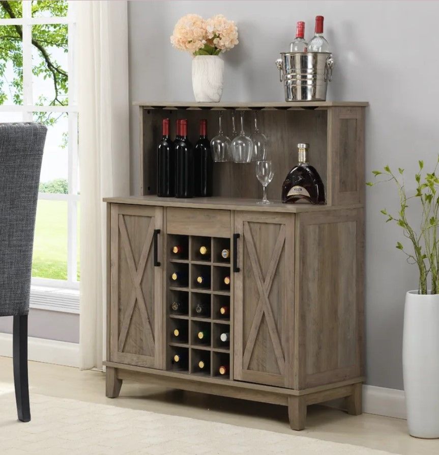 Emily 38.4'' Bar Cabinet thumbnail 2