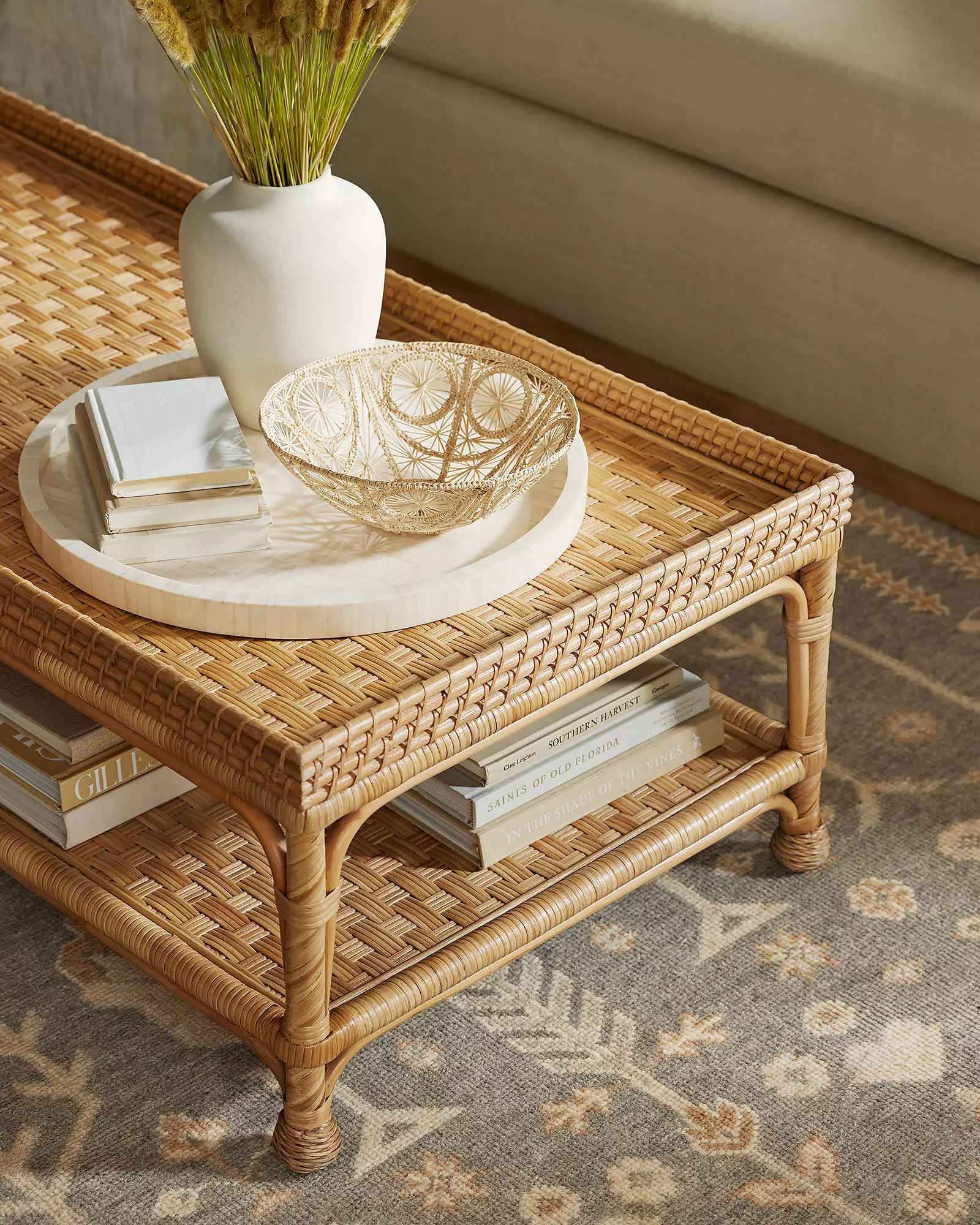South Seas Rattan Coffee Table thumbnail 4