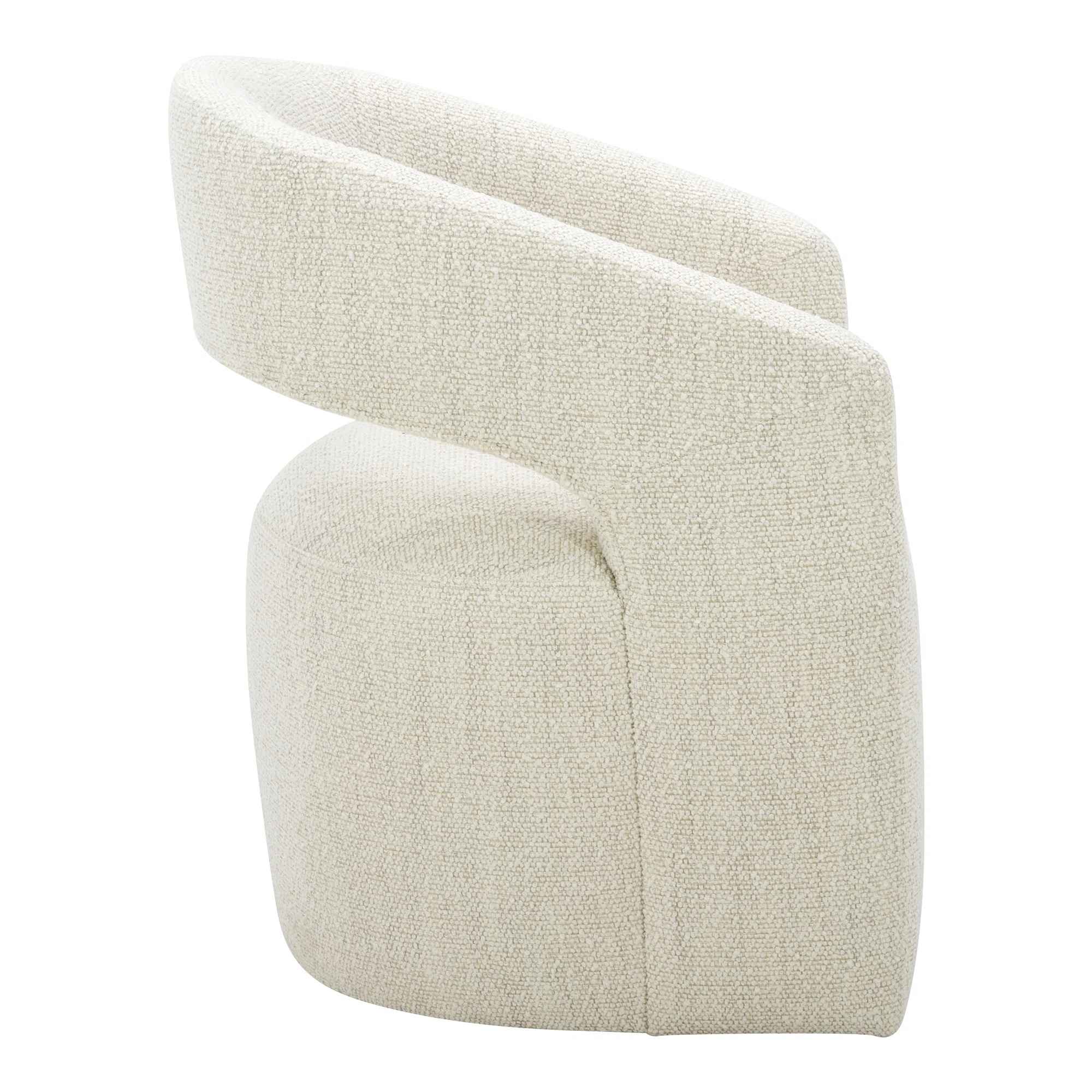 Camino Performance Fabric Rolling Arm Chair thumbnail 4