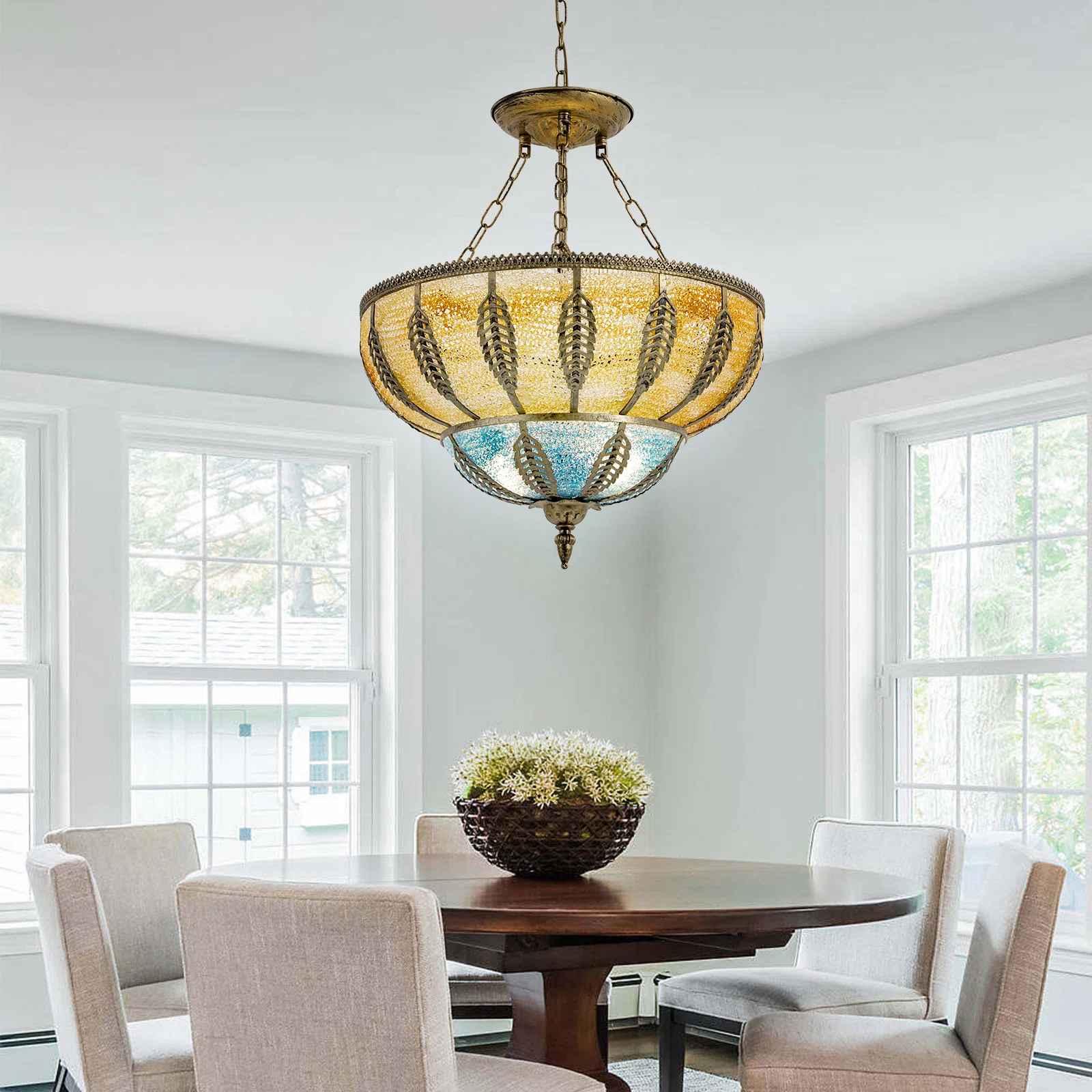 Soffie 3 Light Dome Chandelier thumbnail 6