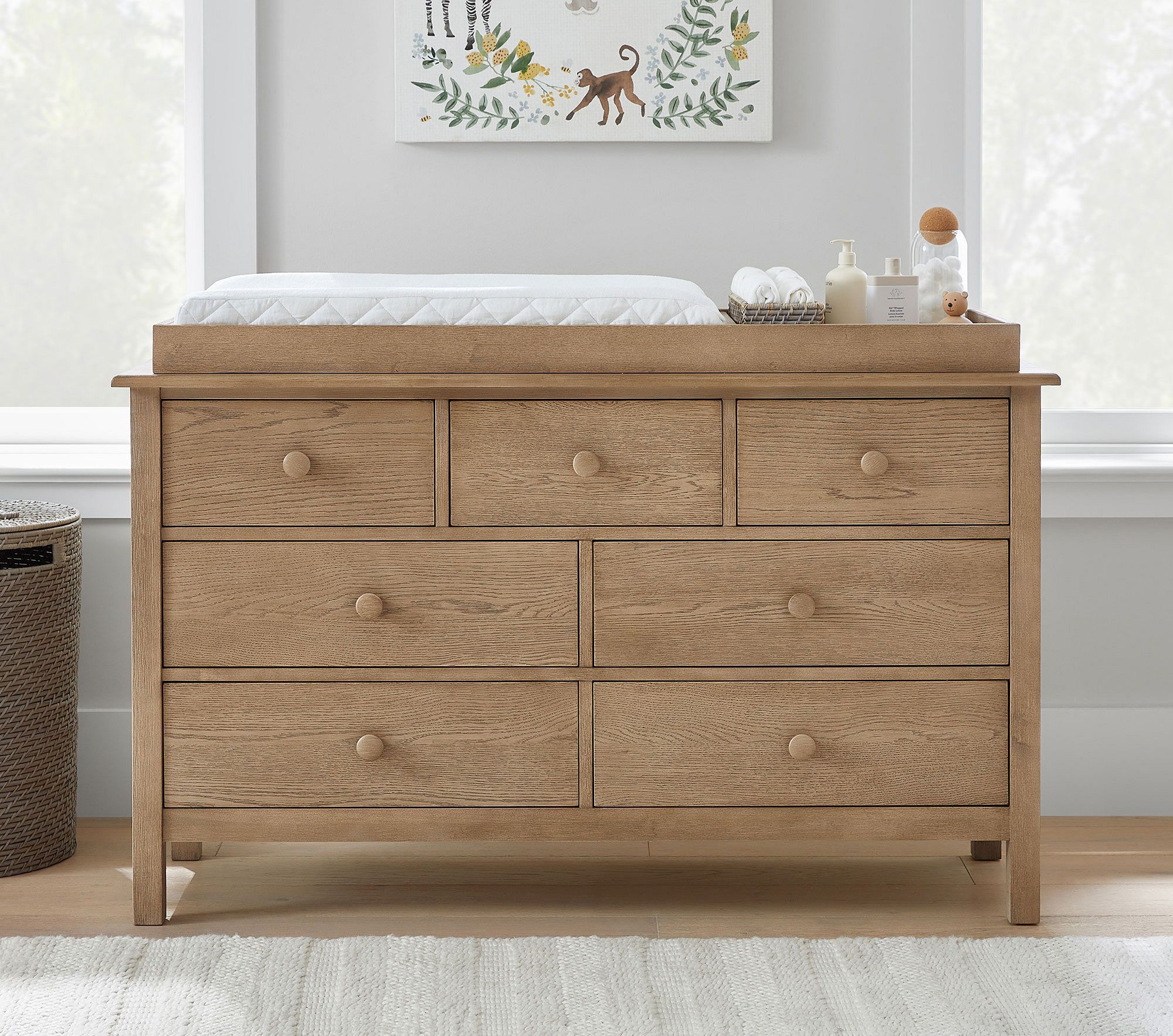 Kendall Extra Wide Dresser and Topper Set thumbnail 2