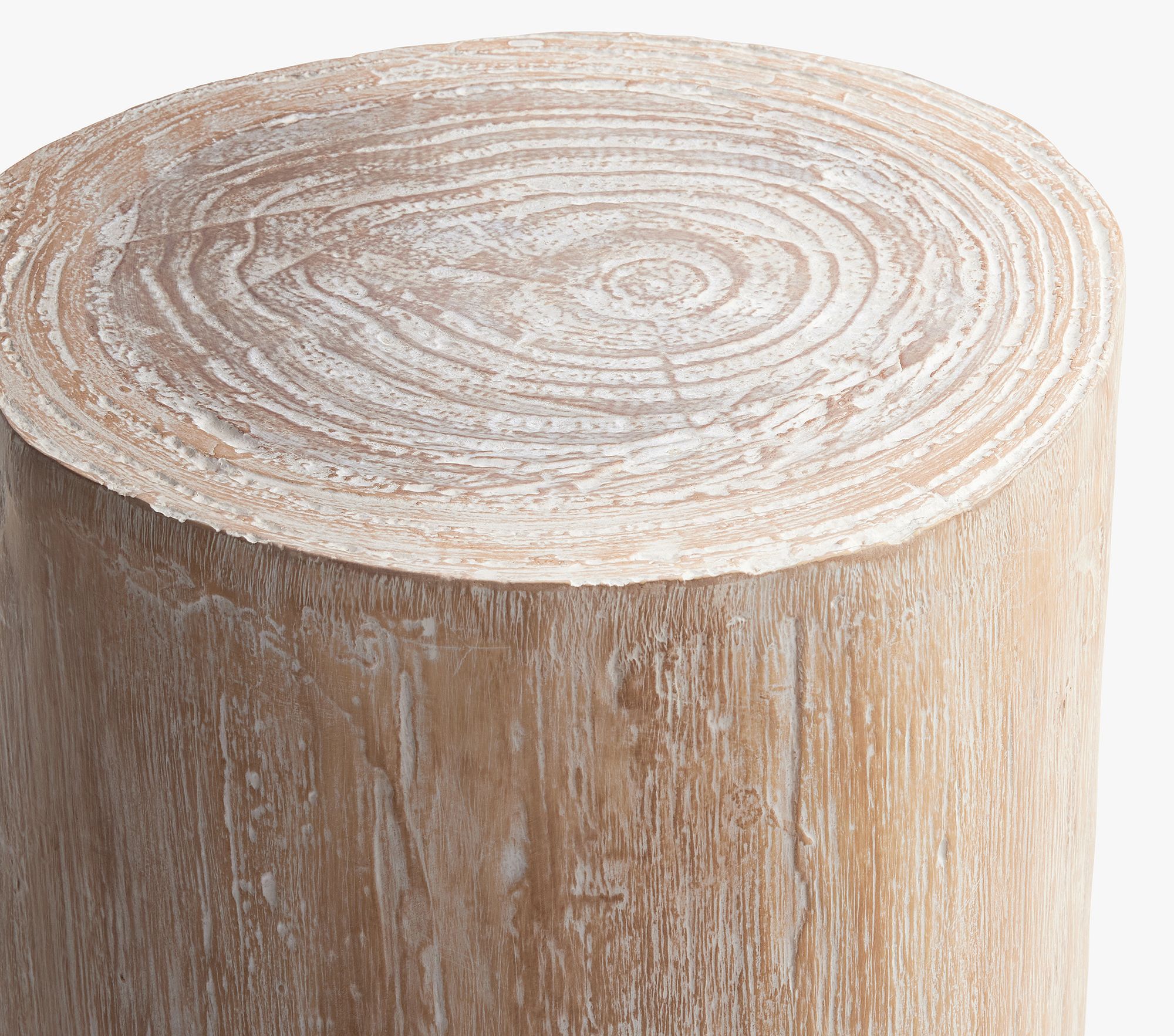 Wood Stump Side Table (14") thumbnail 3