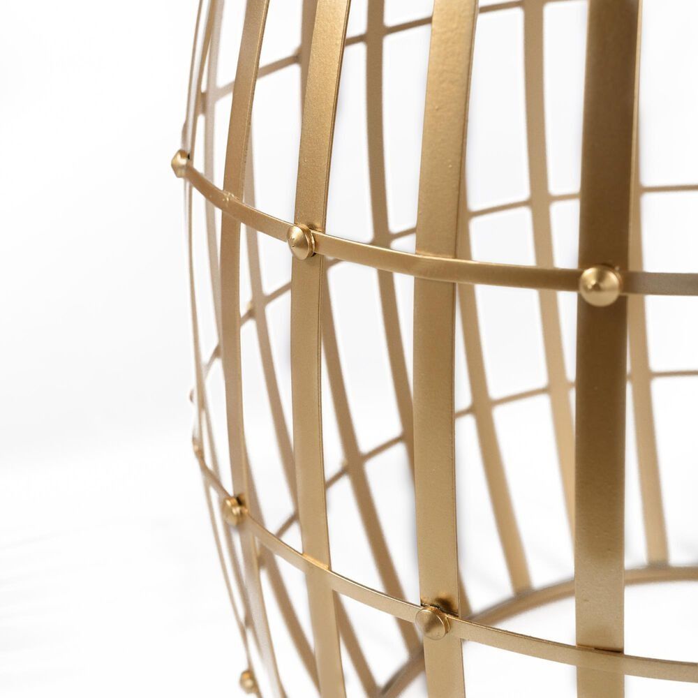 Gold Cage 20.5 Inch Table Accent by Stylecraft thumbnail 3