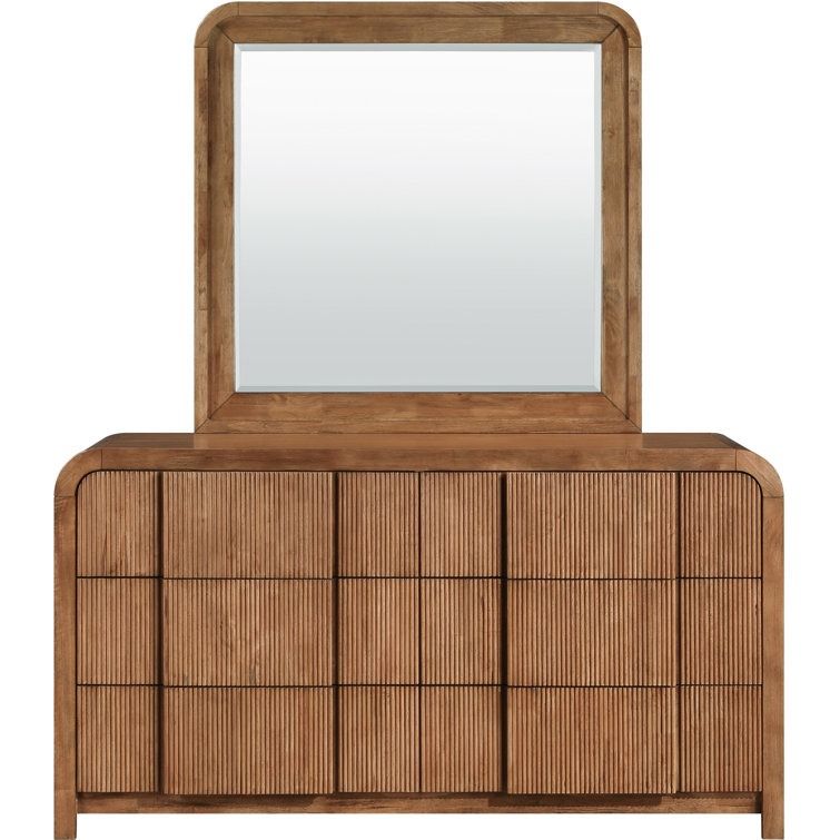 Fluted 6 - Drawer Dresser thumbnail 12