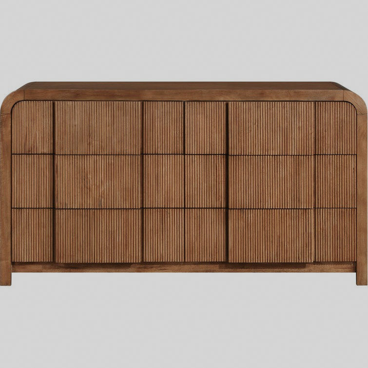 Fluted 6 - Drawer Dresser thumbnail 4