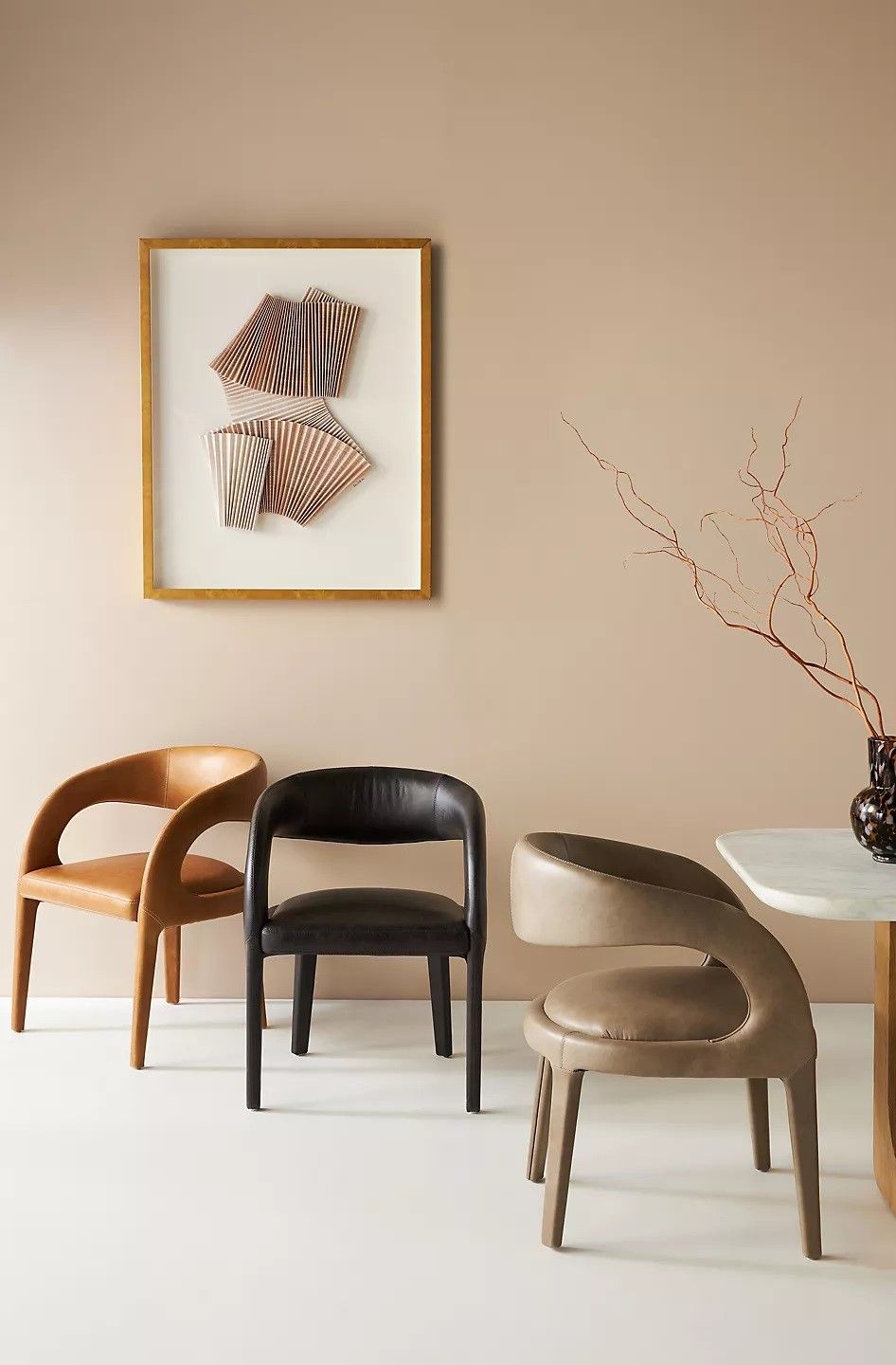 Leather Hagen Dining Chair thumbnail 2