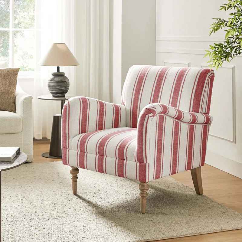 Arching Upholstered Armchair thumbnail 2