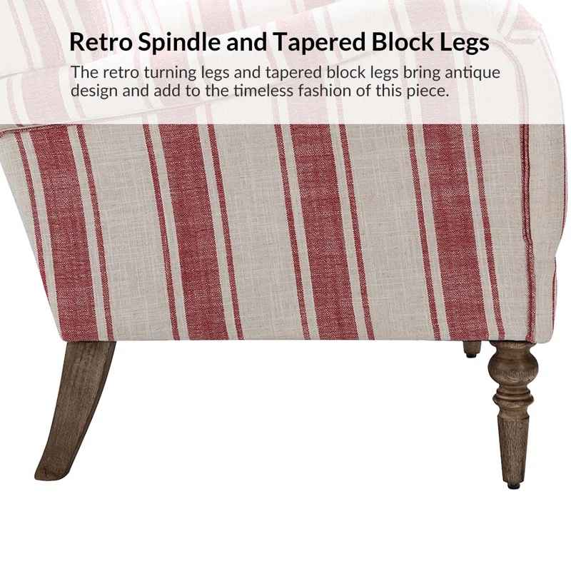 Arching Upholstered Armchair thumbnail 4